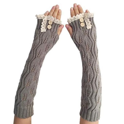 Knitted Fingerless Gloves - Image 9