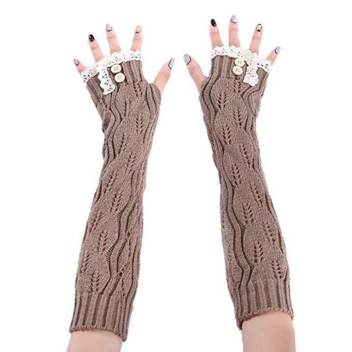 Knitted Fingerless Gloves - Image 5