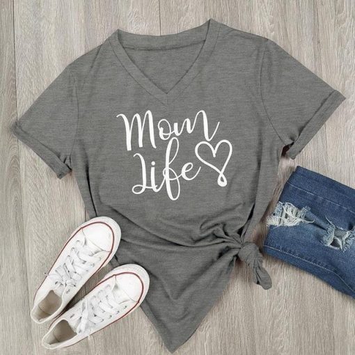 "Mom Life" T-Shirt - Image 2