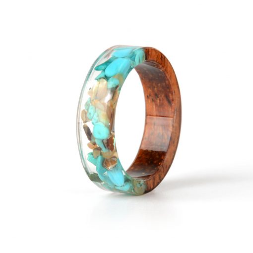 Handmade Wood Resin Ring - Image 21