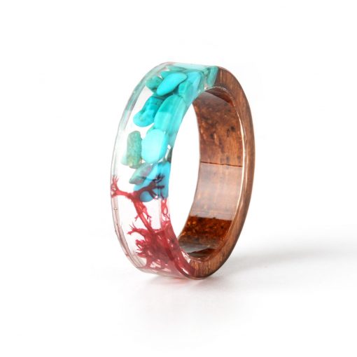 Handmade Wood Resin Ring - Image 20