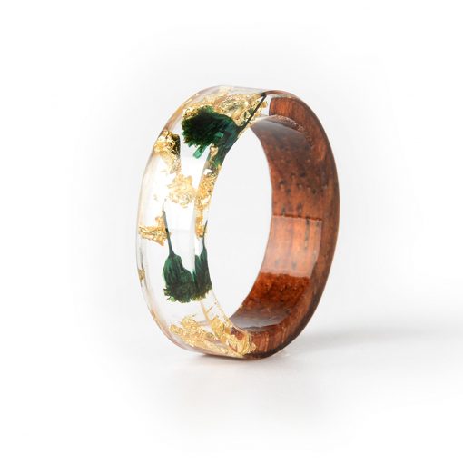 Handmade Wood Resin Ring - Image 18