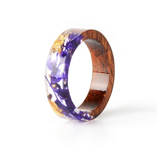 Handmade Wood Resin Ring - Image 3