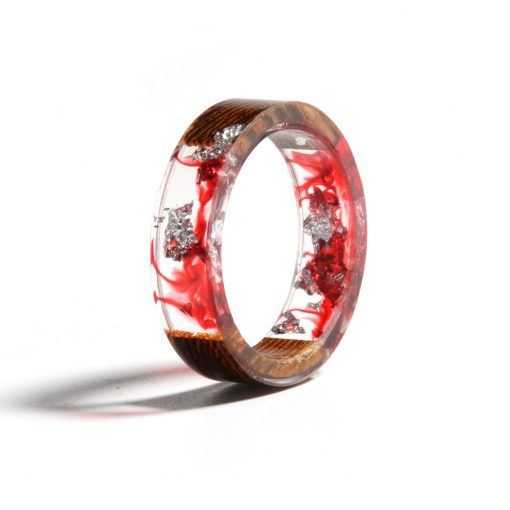 Handmade Wood Resin Ring - Image 11