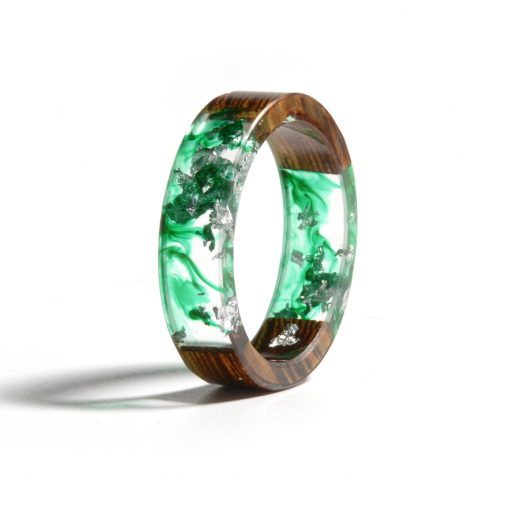 Handmade Wood Resin Ring - Image 12