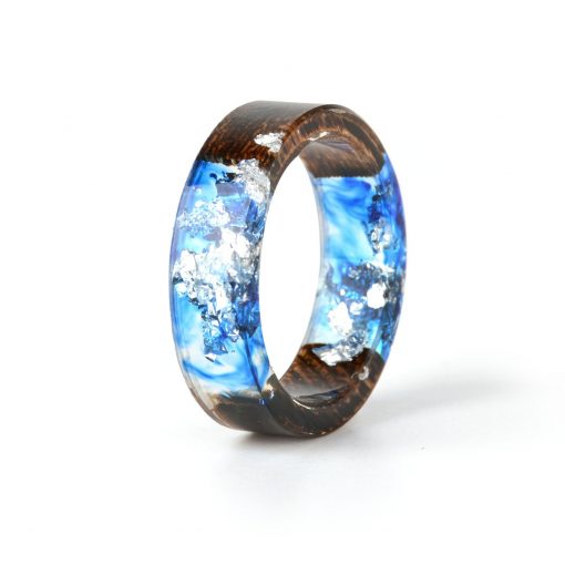 Handmade Wood Resin Ring - Image 2