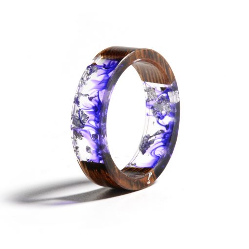 Handmade Wood Resin Ring - Image 6