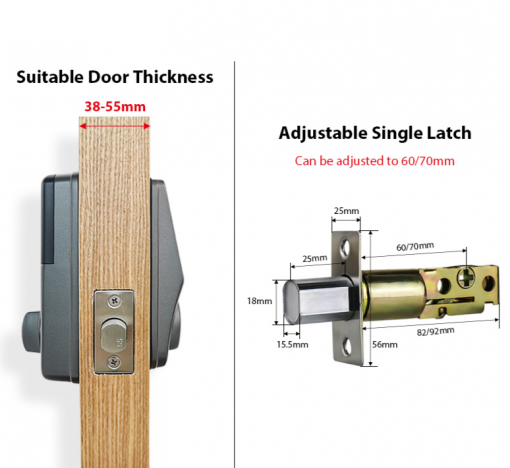 Smart Lock Keyless Entry Deadbolt Door Locks