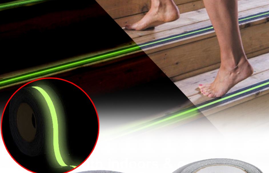 Safety Luminous Anti Slip Traction Tape - Indoor Outdoor Safety Tape