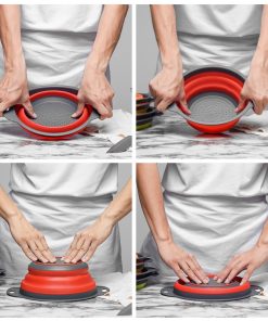 Silicone Collapsible Colander Strainer