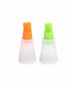 BBQ/Pastry Basting Brushes, Silicone Cooking Grill Barbecue Baking Pastry Oil/Honey/Sauce Bottle Brush – Set of 2