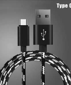 Durable Braided Fast Charging Cable – 3 Pack