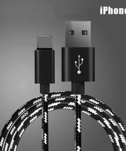 Durable Braided Fast Charging Cable – 3 Pack