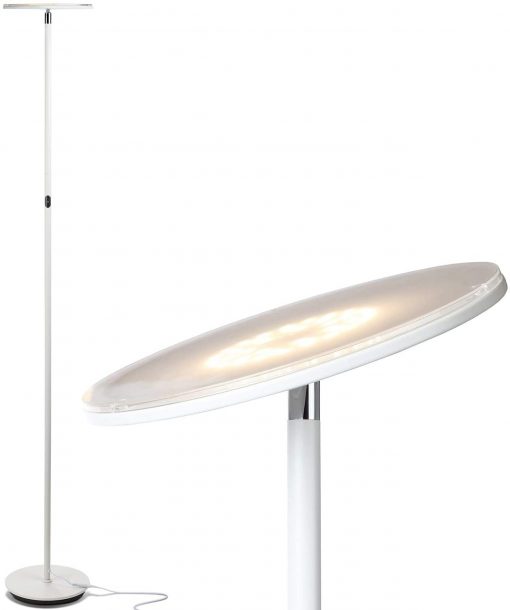 Brightech Sky LED Torchiere Super Bright Floor Lamp for Living Room