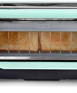 Dash Clear View Toaster – Extra Wide Slot Toaster with Stainless Steel Accents
