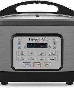 Instant Pot Aura 10-in-1 Multicooker Slow Cooker, 10 One-Touch Programs, 6 QT