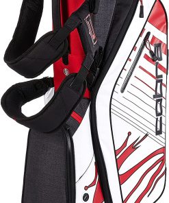 Cobra Golf 2020 Ultralight Stand Bag, 5 Way, Black/Red/White