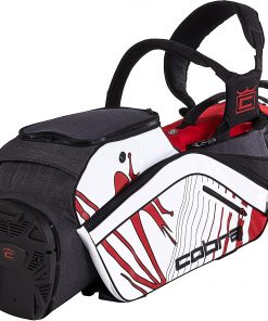 Cobra Golf 2020 Ultralight Stand Bag, 5 Way, Black/Red/White