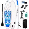 FunWater Inflatable 10.6×33×6 inches Ultra-Light 17.6lbs SUP for All Skill Levels Everything Included with Stand Up Paddle Board