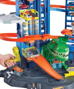 Hot Wheels City Robo T-Rex Ultimate Garage – Gift Idea for Kids