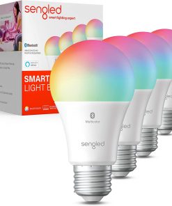 Sengled Smart Light Bulbs, Color Changing Alexa Light Bulb Bluetooth Mesh – Pack of 4