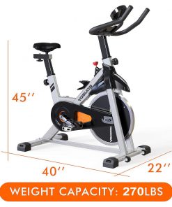 YOSUDA Indoor Cycling Bike Stationary – Exercise Bike with Ipad Mount ＆Comfortable Seat