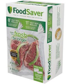 FoodSaver 8" and 11" Vacuum Heat-seal Rolls Combo Pack, Multiple Sizes, 5 count