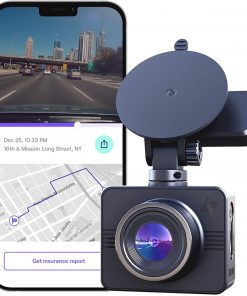 Nexar Beam GPS | Full HD 1080p Dash Cam | 2021 Model | 32 GB SD Card Included | Unlimited Cloud Storage | Parking Mode | WiFi
