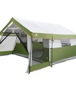 Ozark Trail 8-Person 7′ Center Height Family Cabin Tent with Screen Porch