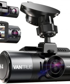 Vantrue N4 3 Channel 4K Dash Cam, 4K+1080P Front and Rear, 4K+1080P Front and Inside