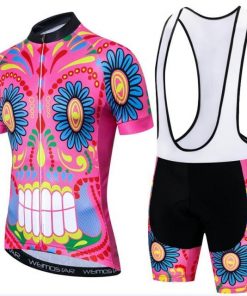Skull Cycling Jersey Set MTB Bicycle Clothes