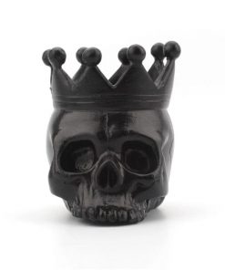 Crown Skull Resin Candlestick Holder Home Decor