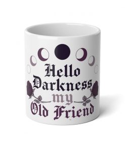 Hello Darkness My Old Freind Jumbo Mug, 20oz