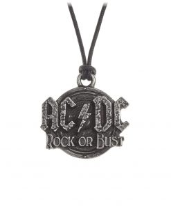 AC/DC Logo Rock Or Bust Necklace