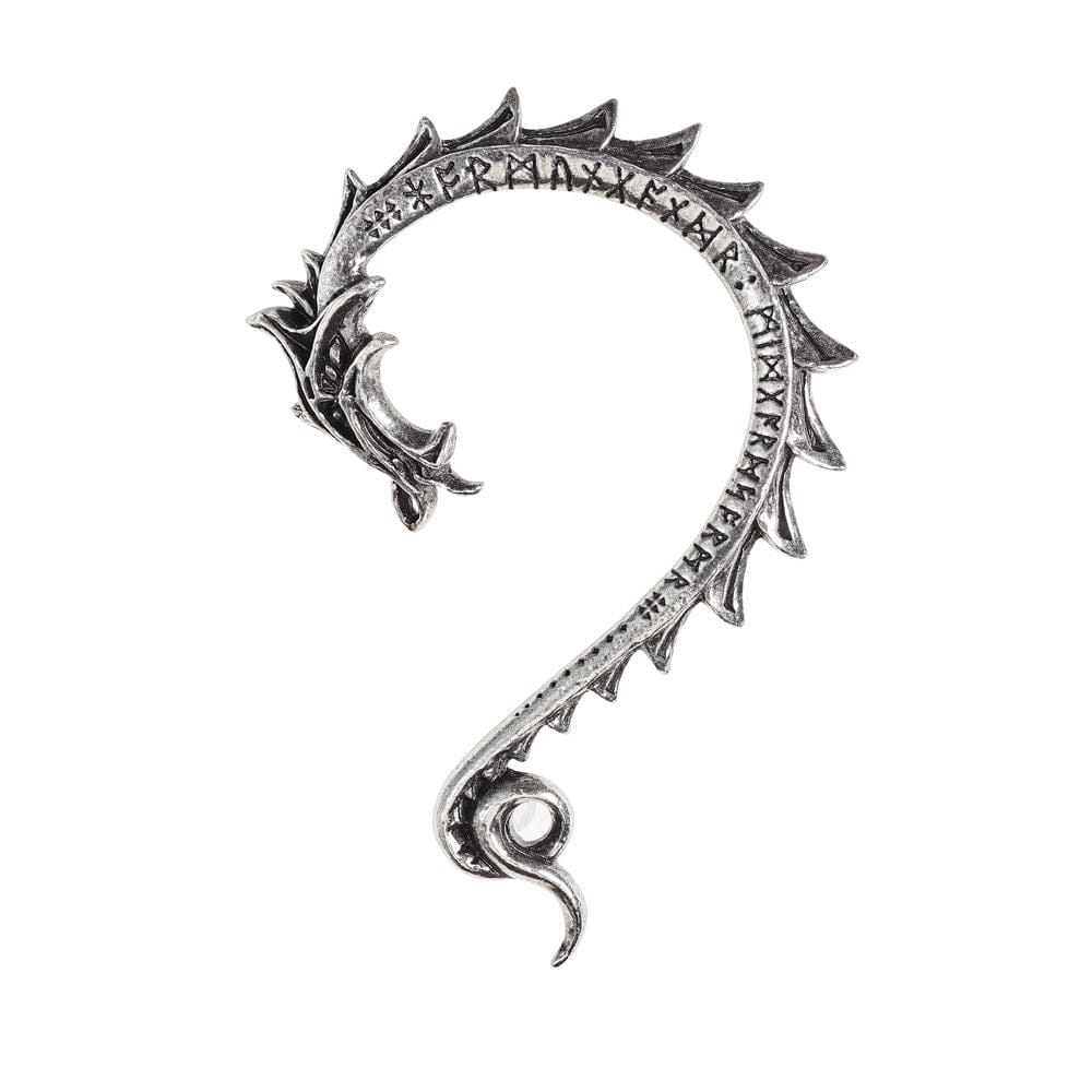 Rune Incribed Viking Dragon Earwrap