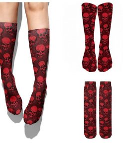 Skull Cotton Women’s Colorful Socks 6 Patterns