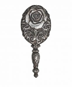 Grown From A Thorn Black Rose Hand Mirror