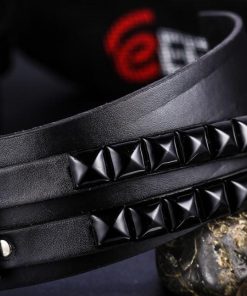 Punk Leather Rivet Gothic Wristband Bracelet