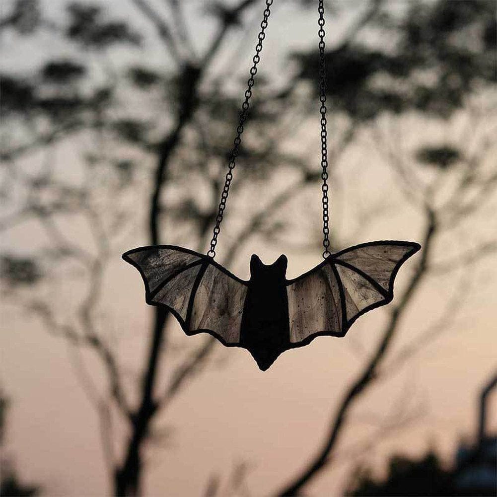 Hanging Bat Gothic Window Ornaments Halloween Decor