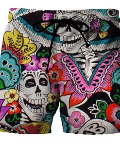 Men’s Colorful Skull Boardshorts