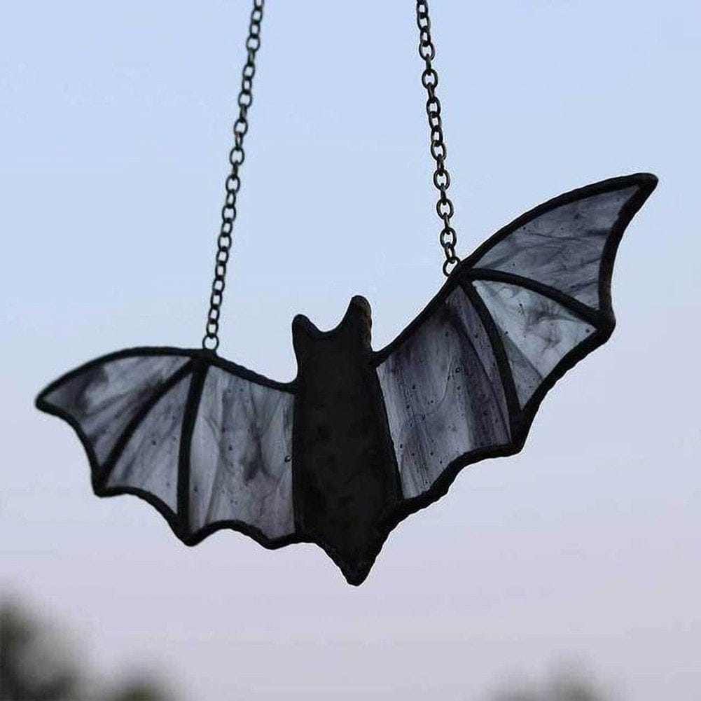 Hanging Bat Gothic Window Ornaments Halloween Decor