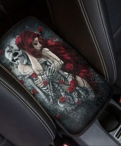 Skull Design Easy Clean Car Center Console Cover 4 Patterns