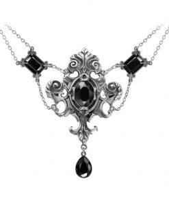 Queen of the Dark Night Crystal Necklace