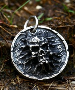 Skull Stainless Steel Pendant Punk Style Jewelry