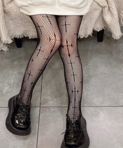 Gothic Fishnet Tights Goth See Through Stockings