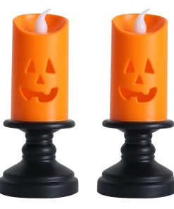 Halloween LED Colorful Skull Pumpkin Lamp Home Decor