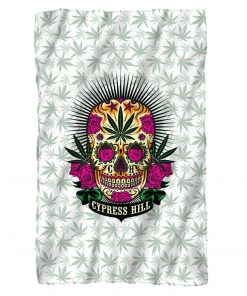 Skull Cypress Hill Fleece Blanket