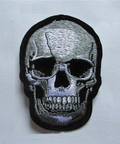 Skull Head 1pcs Embroidery Iron or Sew On Patch