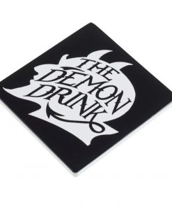The Demon Devils Skull Drink Ceramic Coaster