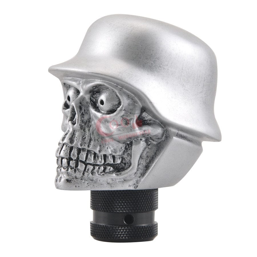 Universal Car or Truck Manual Skull Soldier Helmet Gear Shift Knob